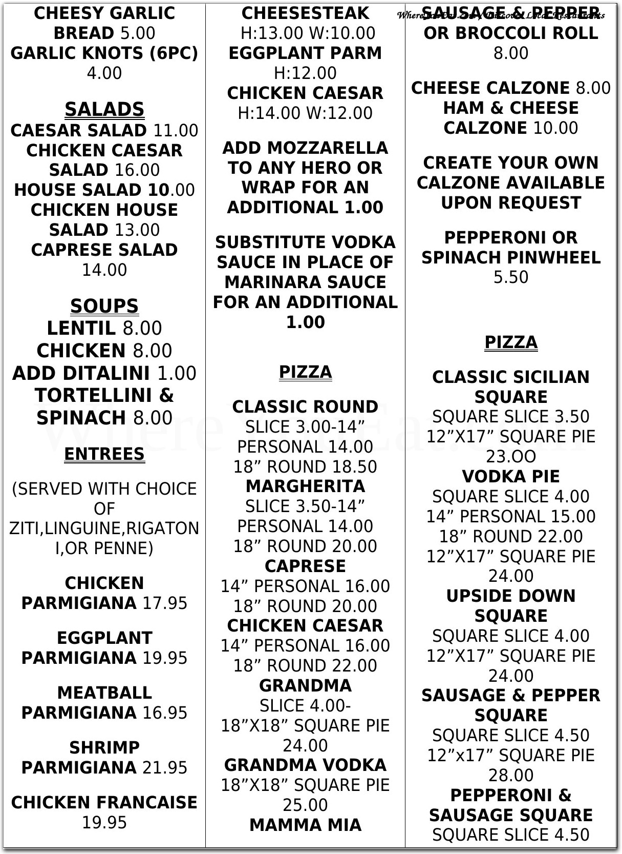 Our Foods